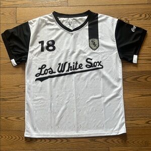 Chic Black and White Baseball Jersey